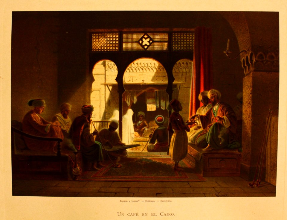 "Un café en El Cairo"
