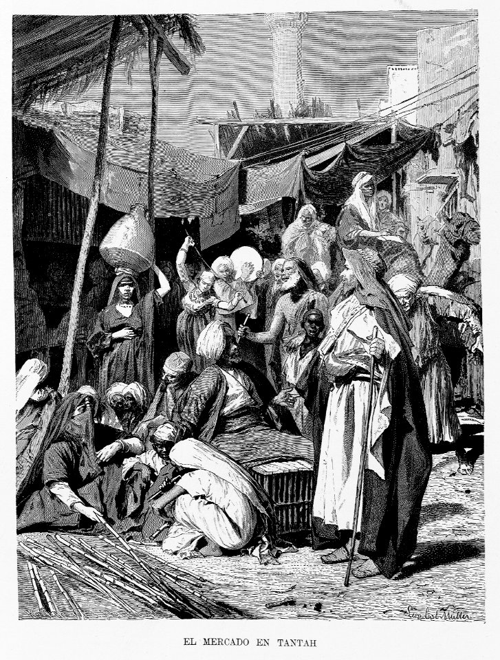 "El mercado en Tantah"