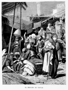 "El mercado en Tantah"
