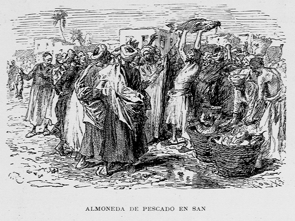 Almoneda de pescado en San