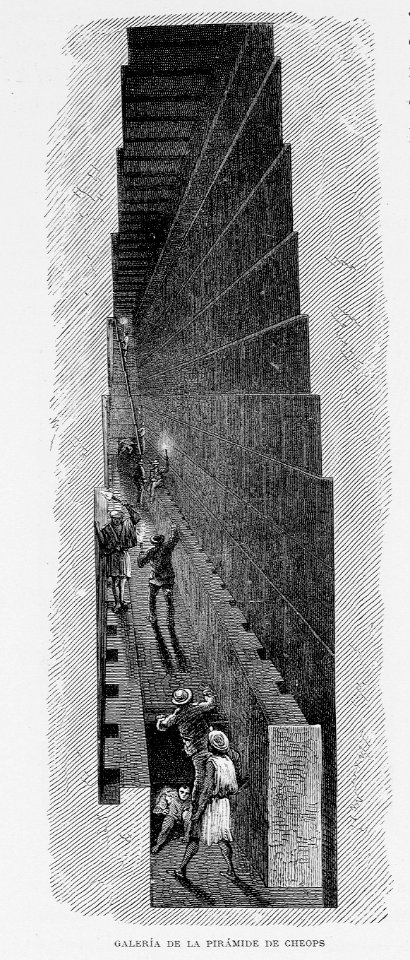 "Galería de la pirámide de Cheops"