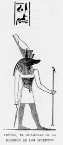 "Anúbis el guardian de la mansión de los muertos"