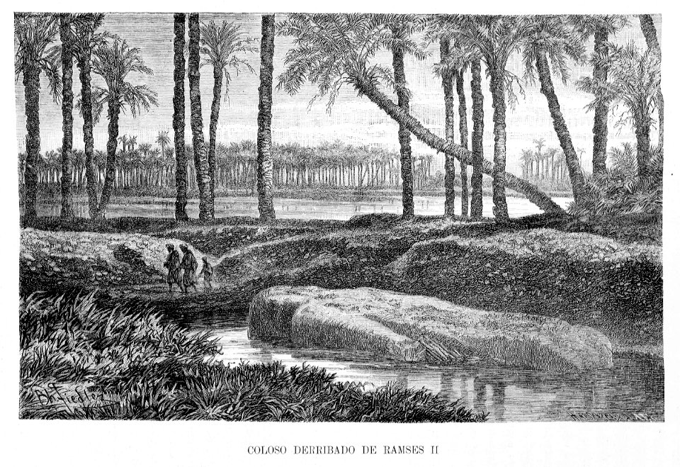 "Coloso derribado de Ramses II"