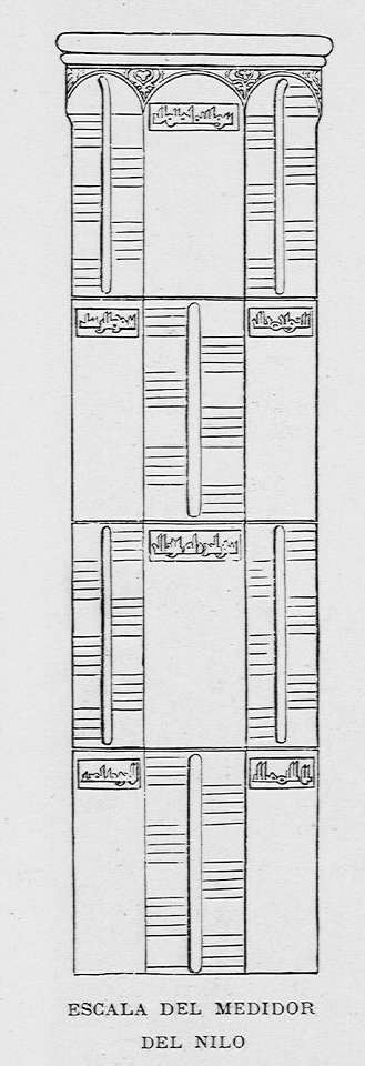 "Escala del medidor del Nilo"