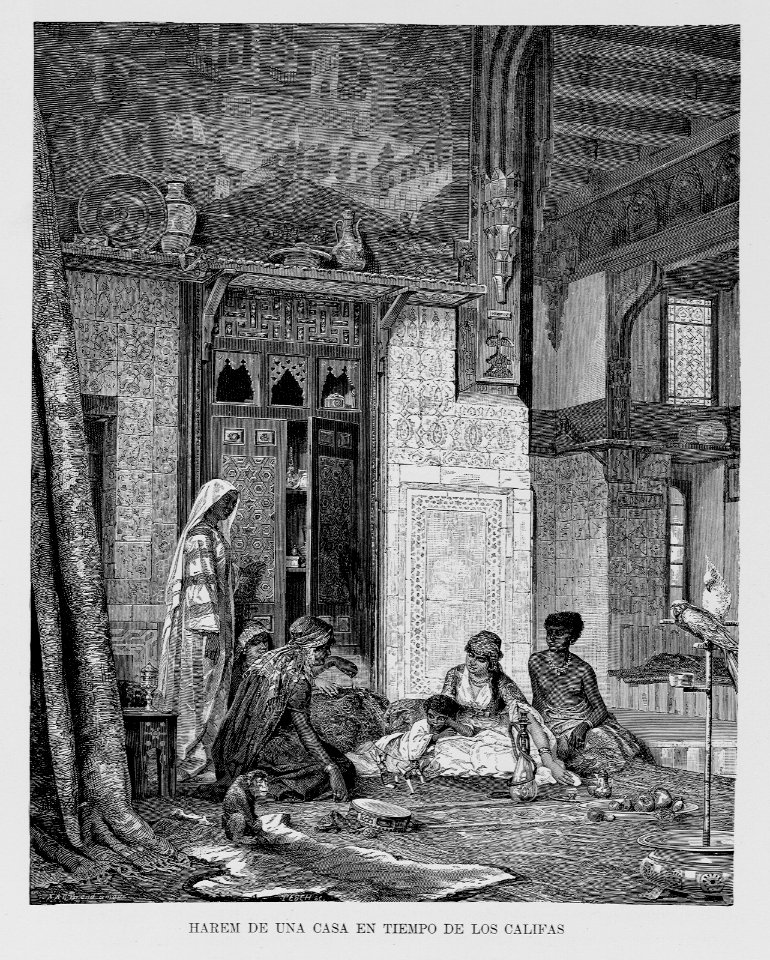 "Harem de una casa en tiempo de los califas"