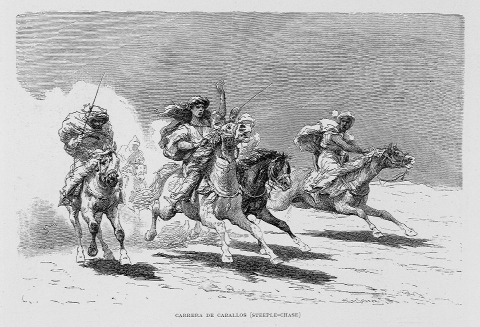 "Carrera de caballos (Steeple-Chase)"