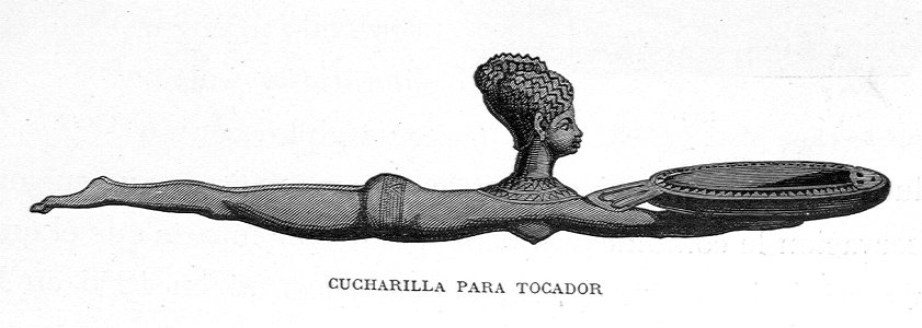 "Cucharilla para tocador"