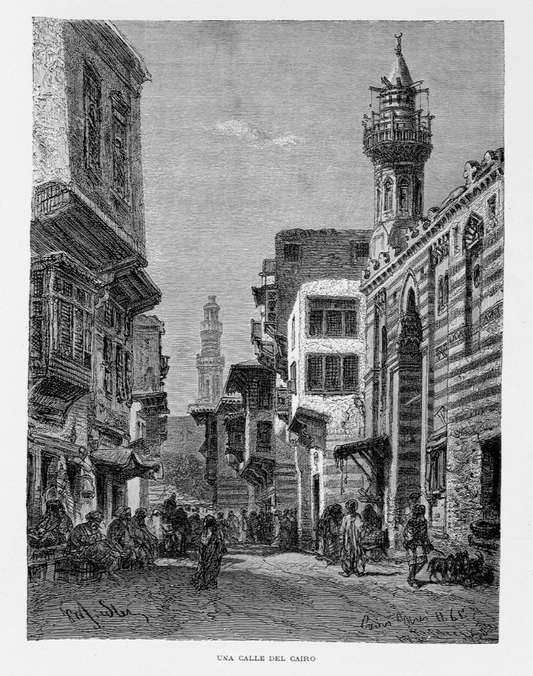 "Una calle del Cairo"
