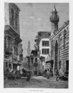 "Una calle del Cairo"