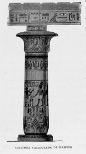 "Columna caliculada de Ramsés"
