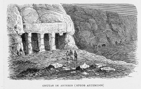 "Grutas de Artemis (Speos Artemidos)"
