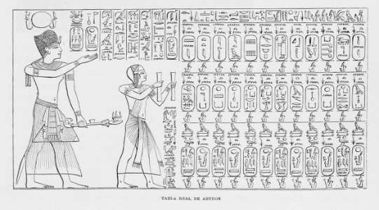 "Tabla real de Abydos"