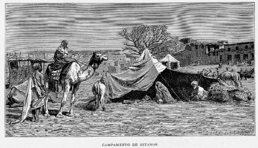 "Campamento de gitanos"