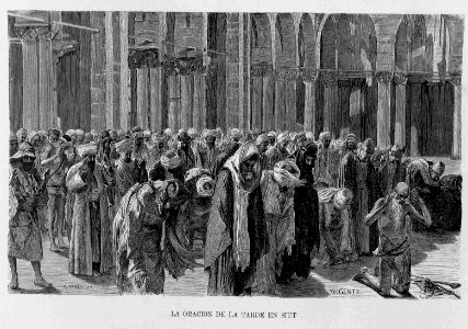 "La oración de la tarde en Siut"