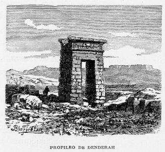 "Propileo de Denderah"