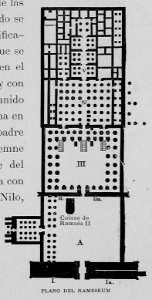 "Plano de Rameseum"