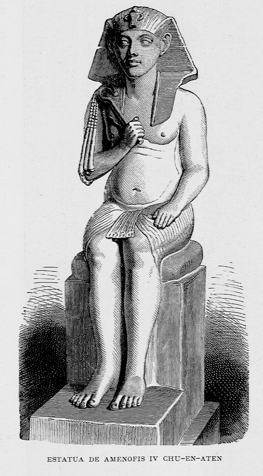 "Estatua de Amenofis IV Chu-En-Aten"