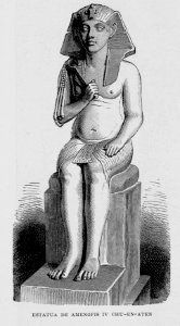 "Estatua de Amenofis IV Chu-En-Aten"