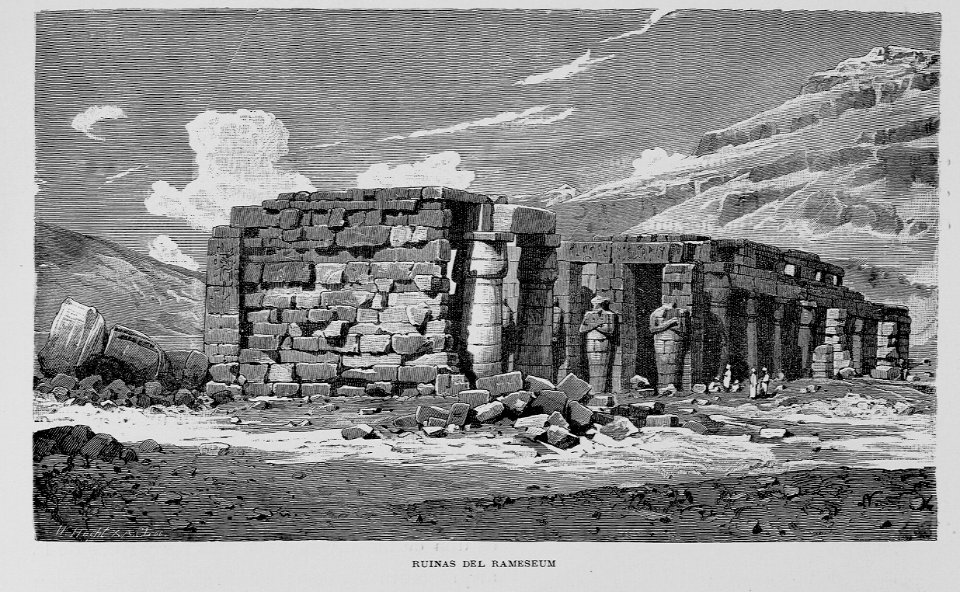 "Ruinas del Rameseum"