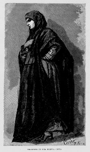 "Feligresa de una iglesia copta"