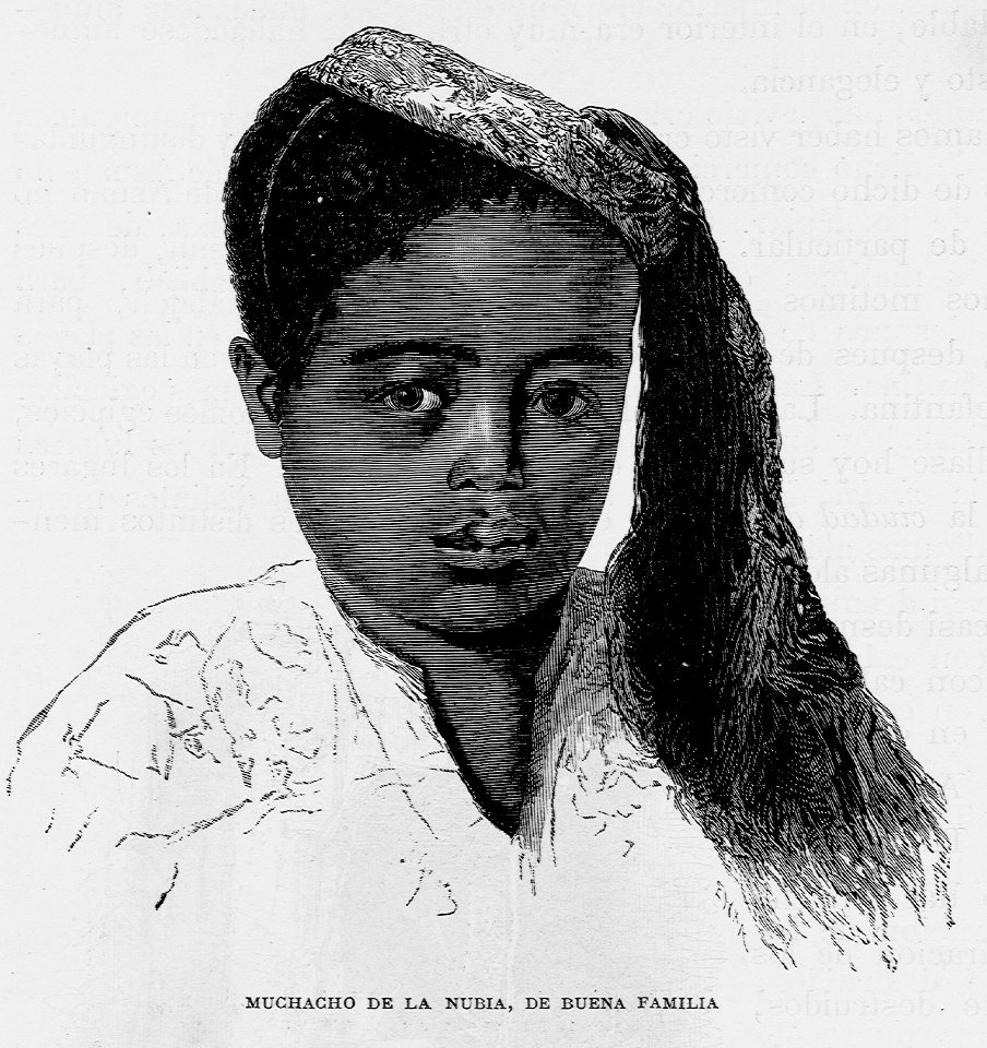 "Muchacho de la Nubia, de buena familia"