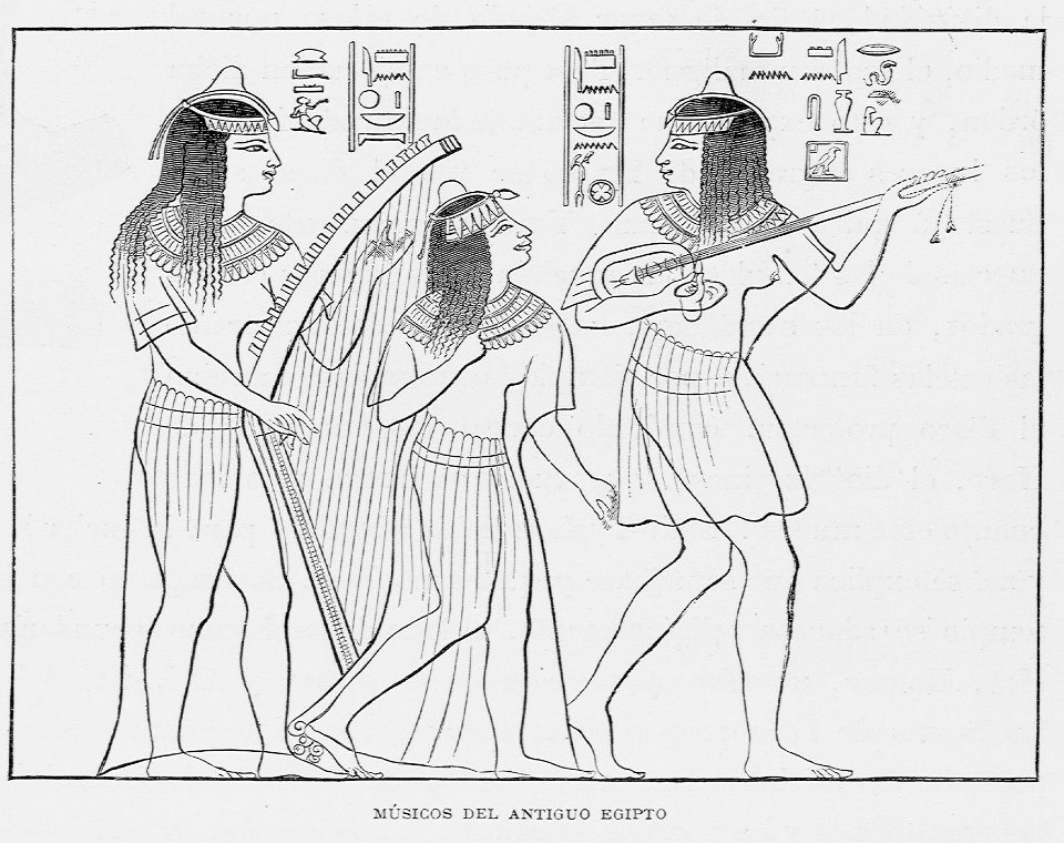 "Músicos del antiguo egipto"