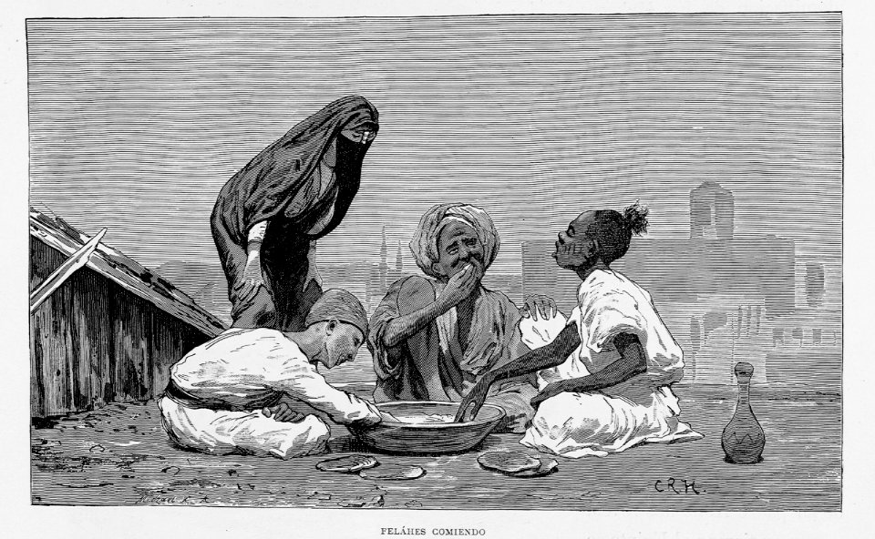 "Feláhes comiendo"