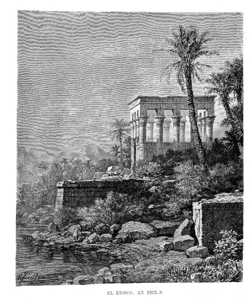 "El Kiosco, en Philae"