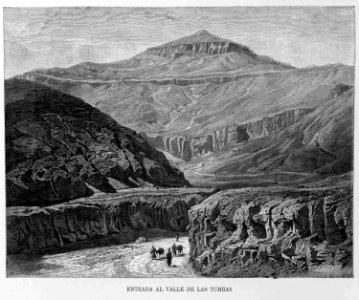 "Entrada al valle de las tumbas"