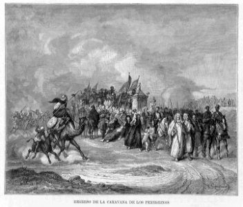"Regreso de la caravana de los peregrinos"