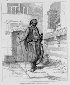"Mehemet Selim, cawas del consulado de Austria". Free illustration for personal and commercial use.