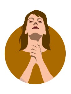 Prayer vector lactation. Free illustration for personal and commercial use.