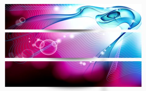Set of Banners. Abstract Background. Free illustration for personal and commercial use.