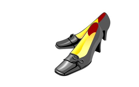 High heel shoes - icon. Free illustration for personal and commercial use.