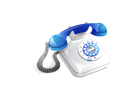 Vintage telephone. Free illustration for personal and commercial use.