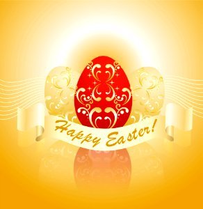 Happy Easter!. Free illustration for personal and commercial use.