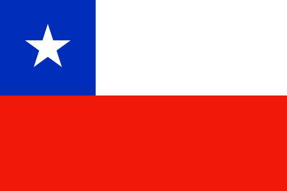 Chile Vector Flag. Free illustration for personal and commercial use.