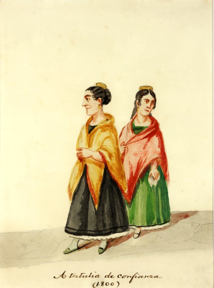 A tertulia de confianza (1800)