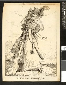 A tartan belle of 1792 (BM 1868,0808.6216 1)