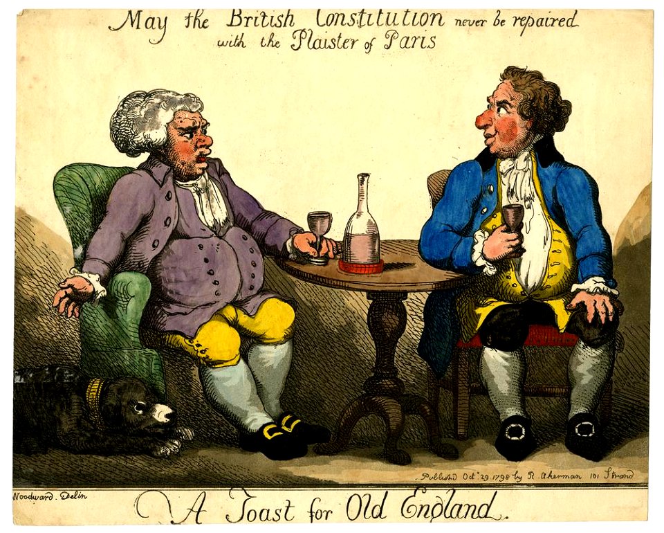 A toast for Old England. (BM 1948,0214.444)