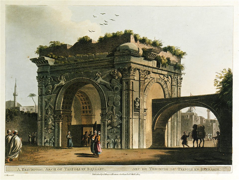 A triumphal arch of Tripoli in Barbary - Mayer Luigi - 1803