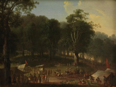 A Troup of Performers Arriving at the Fair at Dyrehavsbakken Near the Deer Park, North of Copenhagen, KMS8662