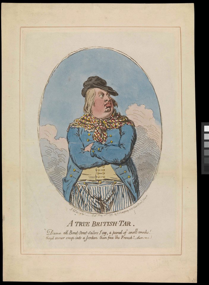 A True British Tar (caricature) RMG PW3811