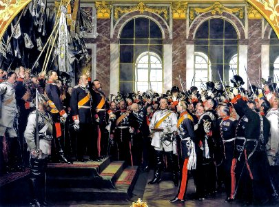 A v Werner - Kaiserproklamation am 18 Januar 1871 (3. Fassung 1885)
