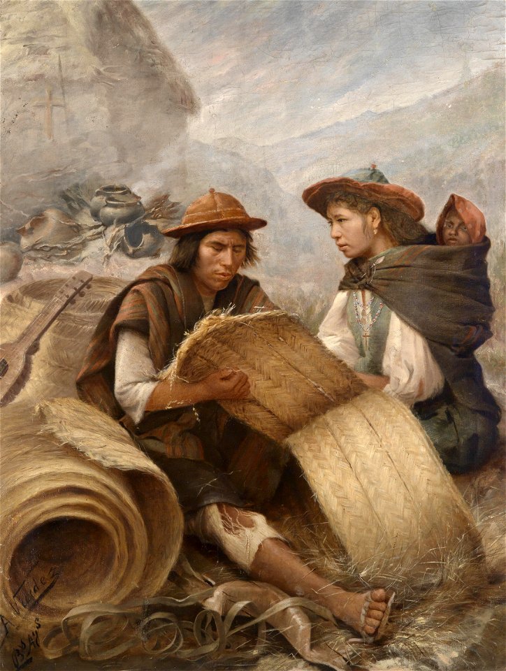 A Valdez Quechua-Indianer in den Anden