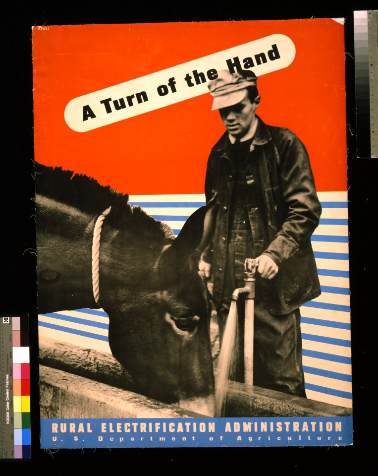 A turn of the hand Rural Electrification Administration, U.S. Department of Agriculture - - Beall. LCCN2010650603