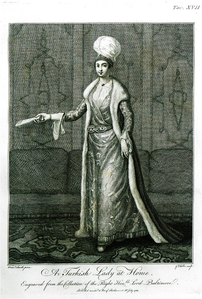 A Turkish Lady at home - Calvert Frederick (baron Baltimore) - 1769