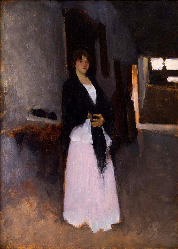 A Venetian Woman by John Singer Sargent, c. 1880-01