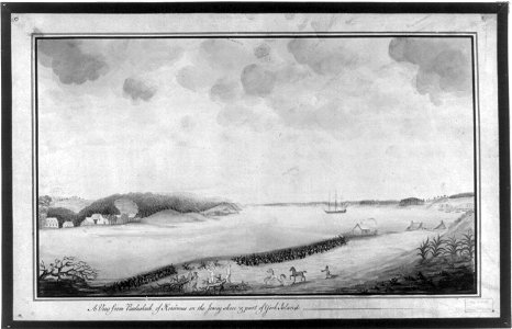 A view from Paulushook of Horsimus on the Jersey shore and part of York Island LCCN2011661318