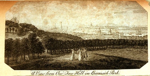 A View from One-Tree Hill in Greenwich Park RMG PU2217